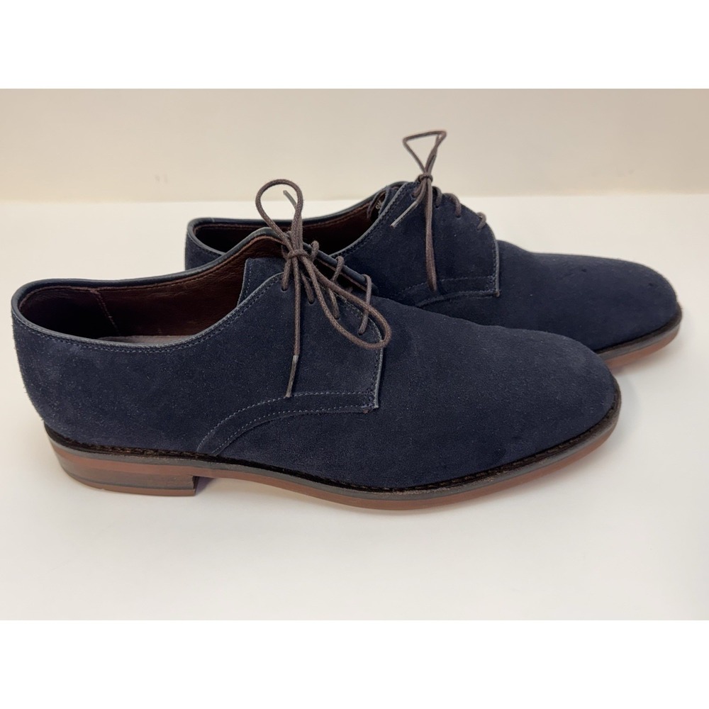 Allen Edmonds Port Washington Nomad Suede Lace Up Blue Dress Casual Shoes 9.5 D - Picture 4 of 13
